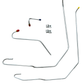 Fuel Line Set, Steel, Dauntless 225 V6, 1965 - 1971, Jeep CJ - 5, CJ - 6, Jeepster Commando - The JeepsterMan