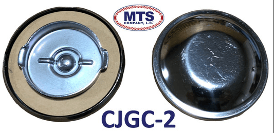 Gas Cap, Non - Vented, 1945 - 1972 Willys and Jeep CJ Series w/ Poly Under Seat Tank - The JeepsterMan