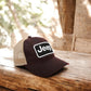 Hat - Jeep Coated Chino Twill Patch - Snazzberry/Khaki - The JeepsterMan