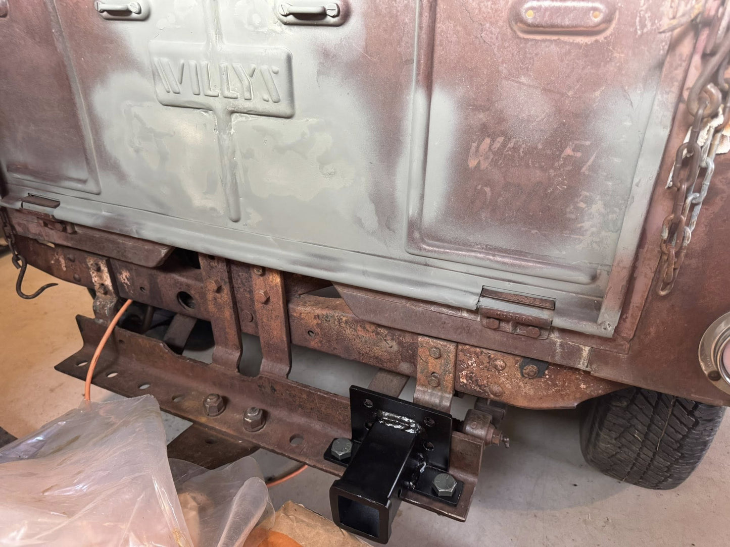 Hitch Receiver and Tube Conversion, 1941 - 1971, Willys and Jeep - The JeepsterMan