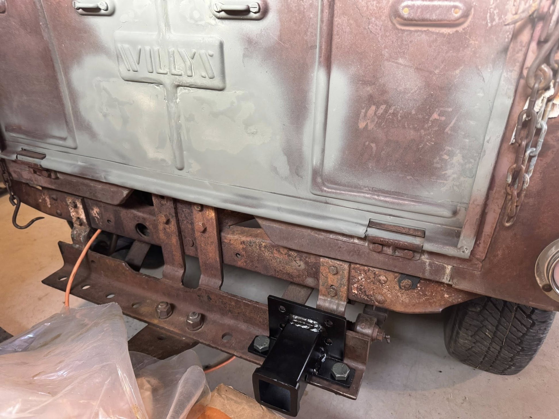 Hitch Receiver and Tube Conversion, 1941 - 1971, Willys and Jeep - The JeepsterMan
