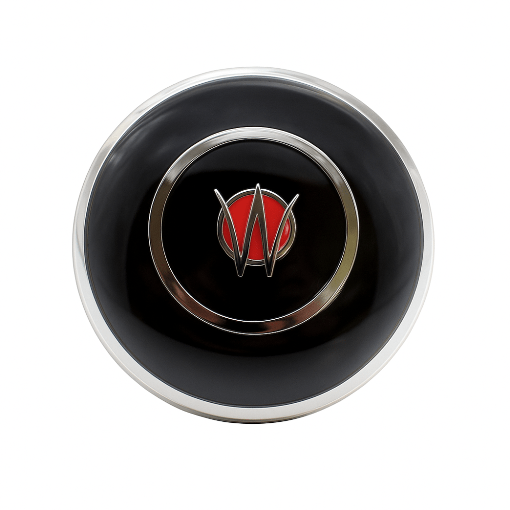 Horn Button, Black, 1950 - 1964, Willys Jeepster, Station Wagon, Pickup Truck - The JeepsterMan