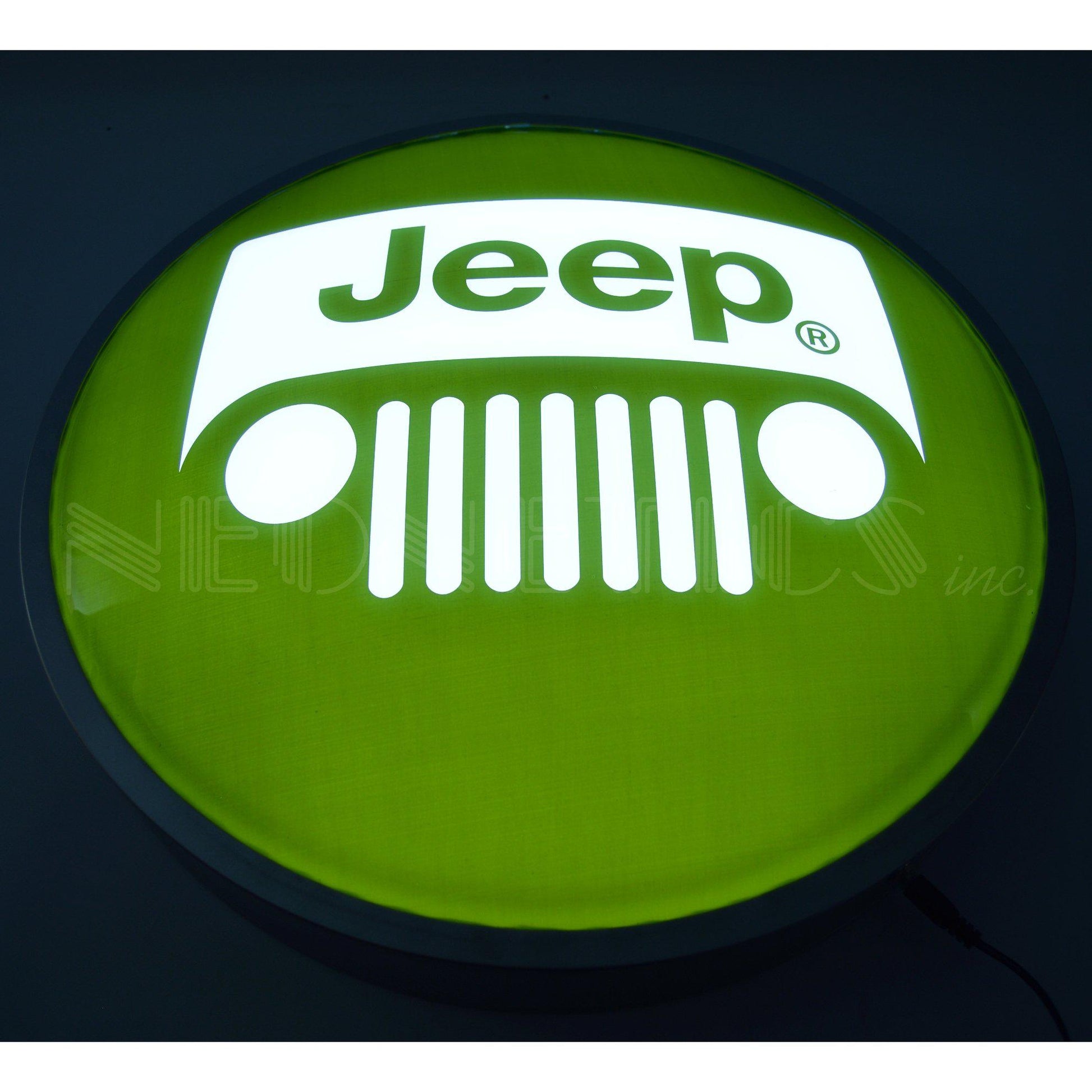 Jeep Backlit LED Sign (15") - The JeepsterMan