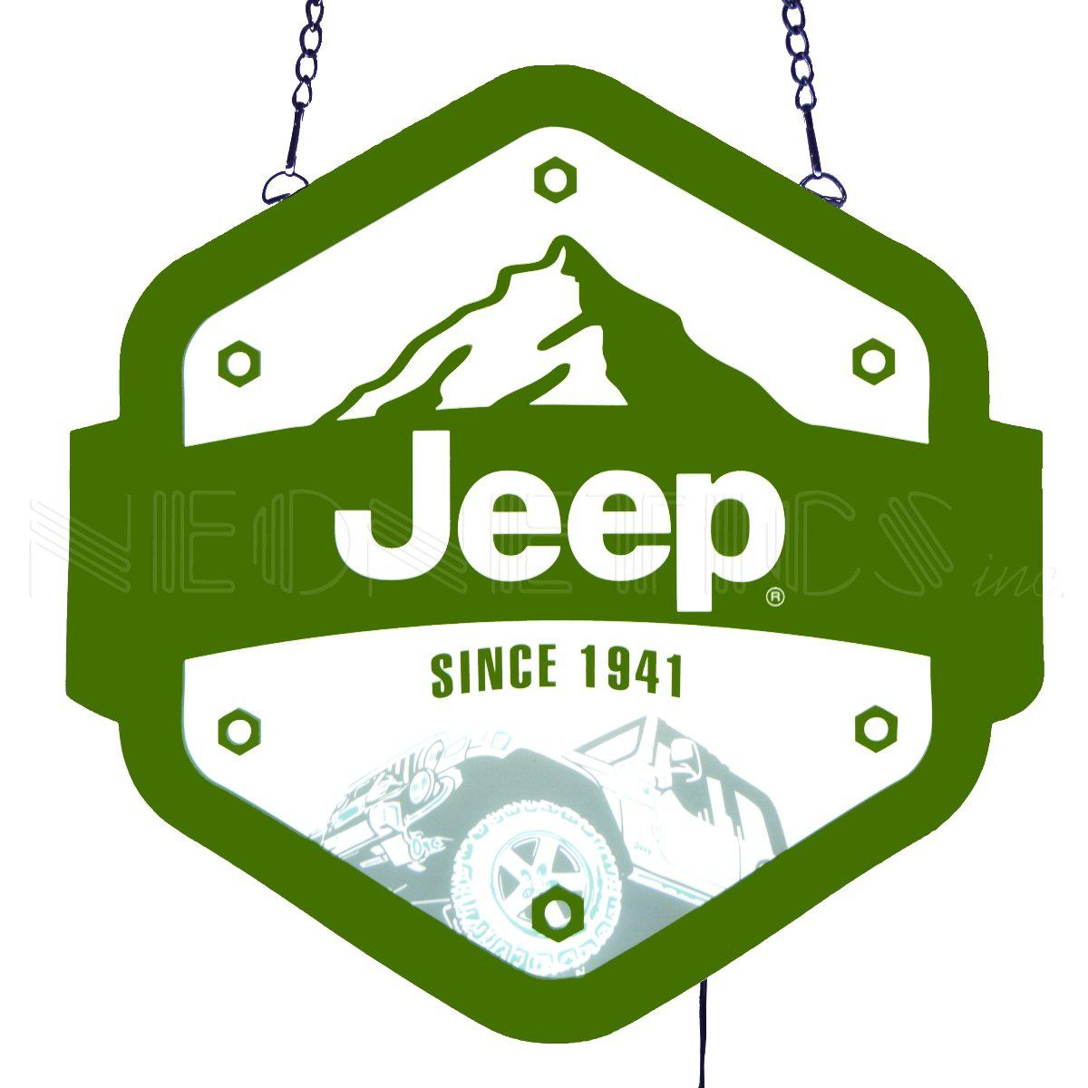 Jeep Since 1941 Slim LED Sign - The JeepsterMan