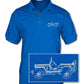 Jeep Willys WWII 1941 - 1945 Adult Pique Polo Shirt - Side View - The JeepsterMan