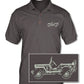 Jeep Willys WWII 1941 - 1945 Adult Pique Polo Shirt - Side View - The JeepsterMan