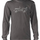 Jeep Willys WWII 1941 - 1945 T-Shirt - Long Sleeves - Side View - The JeepsterMan