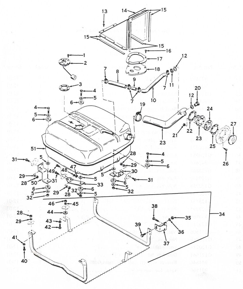 Jeepster Commando Fuel Tank, Side Fill Kit, 1967-1971 Jeepster Commando - The JeepsterMan