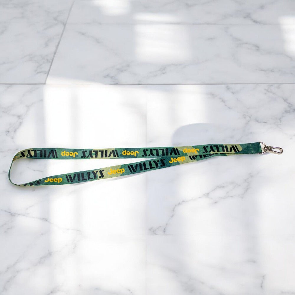 Lanyard - Jeep Willys Green Camo - The JeepsterMan