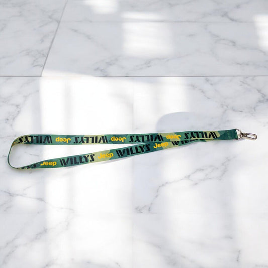 Lanyard - Jeep Willys Green Camo - The JeepsterMan