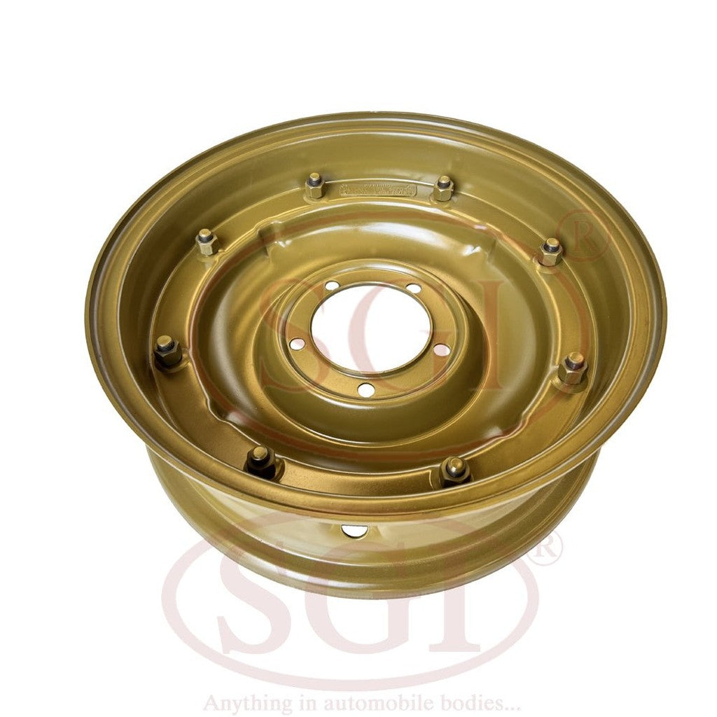Military 16" Steel Combat Wheel, 1941-1945, Willys MB and Ford GPW - The JeepsterMan