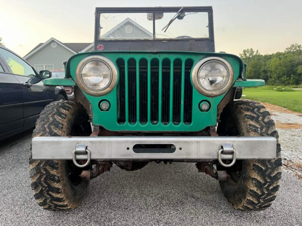 Off Road Heavy Duty Front Bumper, 1948 - 1964, Willys Jeep CJ - 2A, CJ - 3A, CJ - 3B, M38 - The JeepsterMan