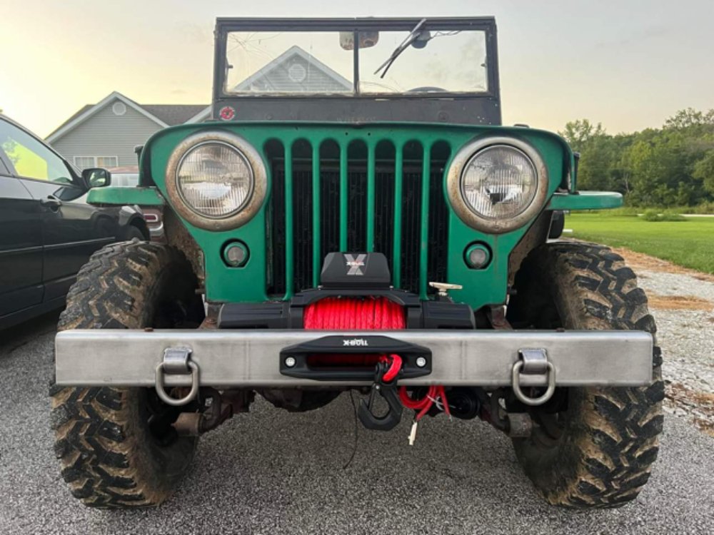 Off Road Heavy Duty Front Bumper, 1948 - 1964, Willys Jeep CJ - 2A, CJ - 3A, CJ - 3B, M38 - The JeepsterMan