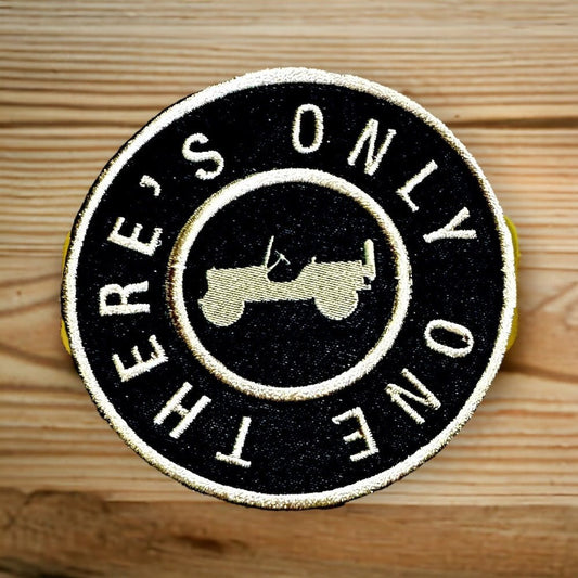 Patch - Jeep® Willys There's Only One - The JeepsterMan