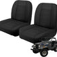 Slip - On Seat Covers, Low Back,1965 - 1973, Jeepster Commando, CJ - 5, CJ - 6, CJ - 7, CJ - 8 - The JeepsterMan