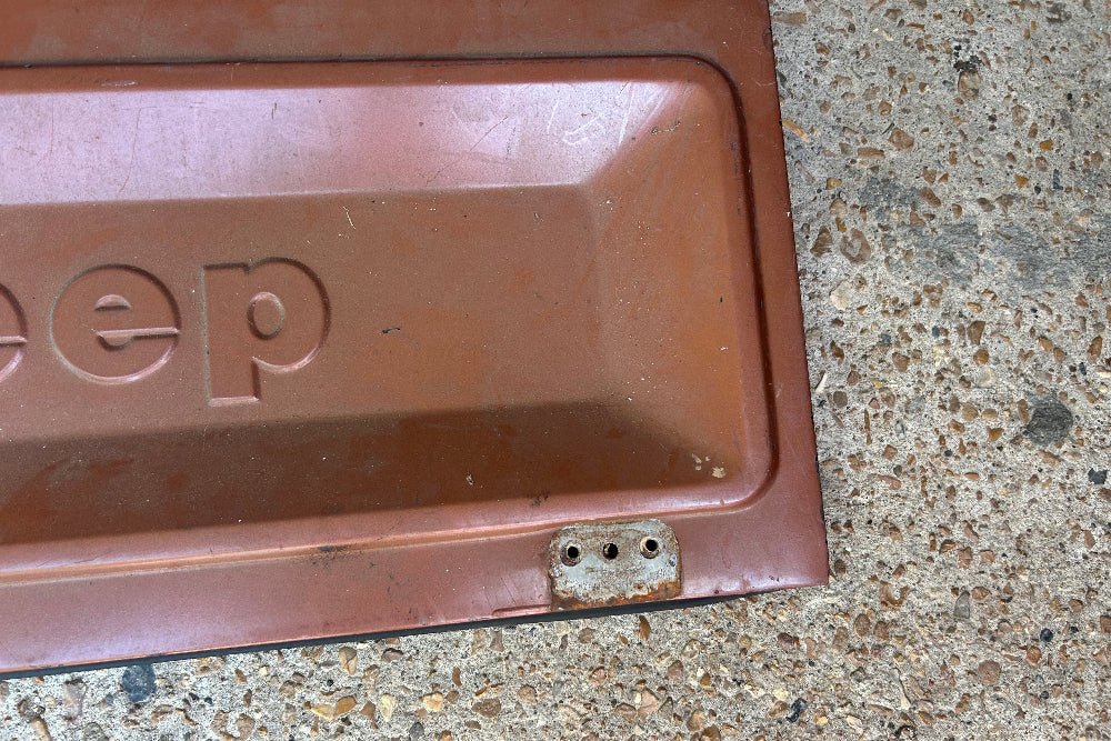 Steel Tailgate, Used, OEM, 1976 - 1986, Jeep CJ7 and CJ8 - The JeepsterMan