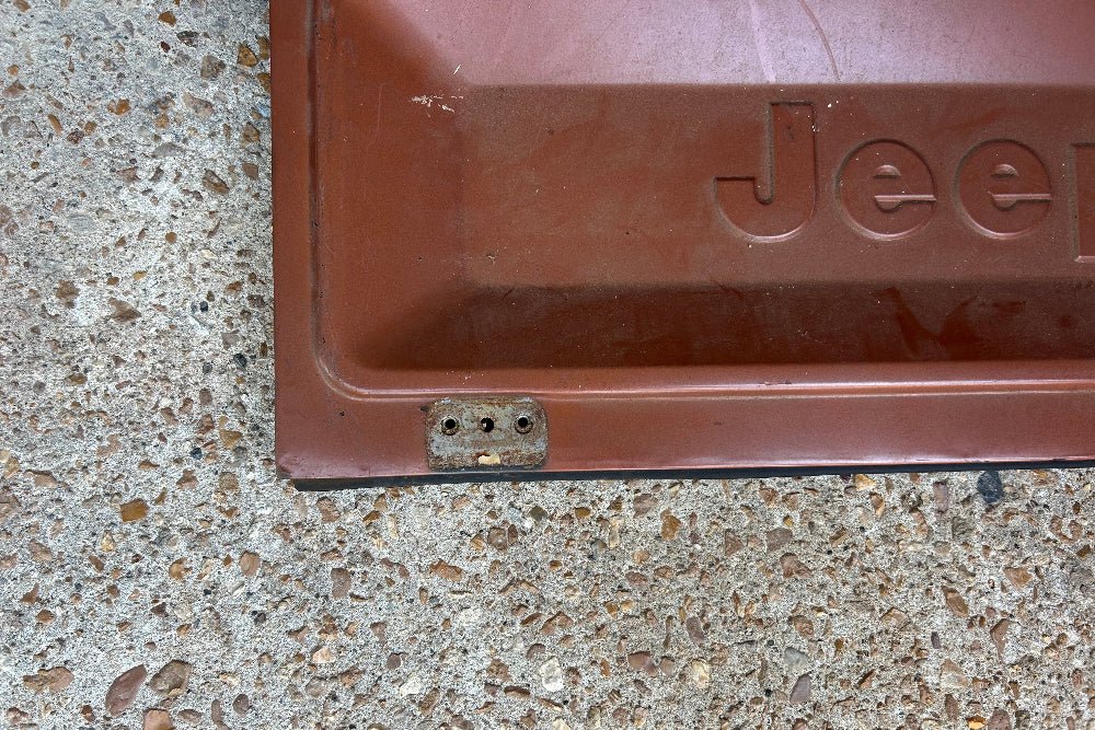 Steel Tailgate, Used, OEM, 1976 - 1986, Jeep CJ7 and CJ8 - The JeepsterMan