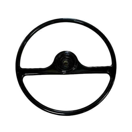 Steering Wheel, Black, 1950 - 1964, Willys Jeepster, Station Wagon, Pickup Truck - The JeepsterMan