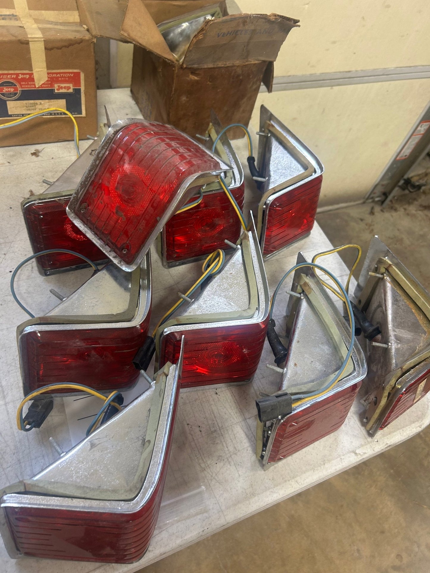 Tail Light Assembly, NOS, RH, 1966-1983, Jeep Wagoneer - The JeepsterMan
