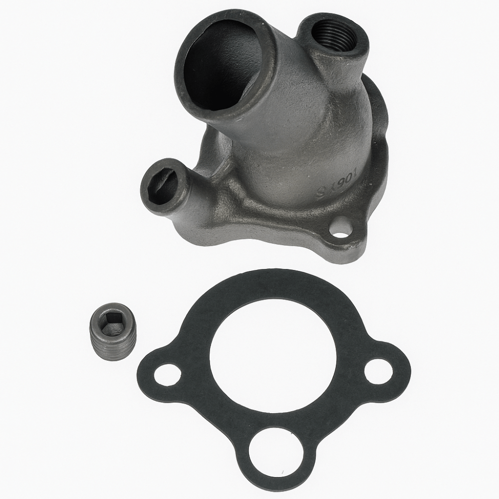 Thermostat Housing, 1972 - 1981, Jeep CJ5, CJ6, CJ7, CJ8, Commando, 5.0L or 5.9L Engine - The JeepsterMan