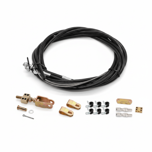 Universal Rear Drum Brake Emergency Parking Brake Cable for Willys and Jeep Vehicles - The JeepsterMan