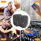 WASH & WHIPS Car Wash Kit - 3 - Gallon Bucket with Particle Interceptor Trap, Shampoo, Chenille Mitt & Microfiber Soft Towel, 5pcs - The JeepsterMan