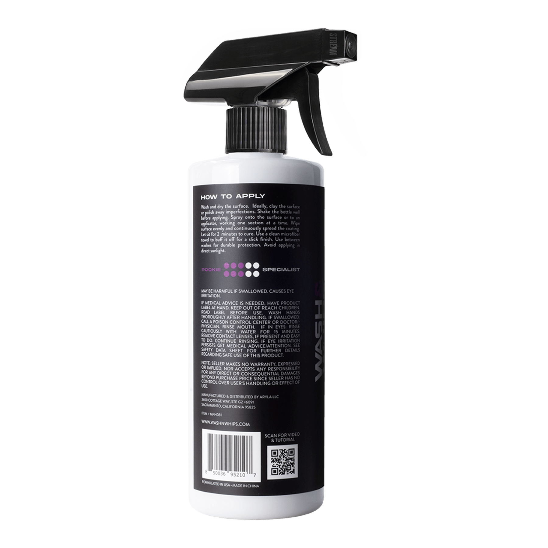 WASH&WHIPS Sonoma Ceramic Finishing Coating Spray - 9H - The JeepsterMan