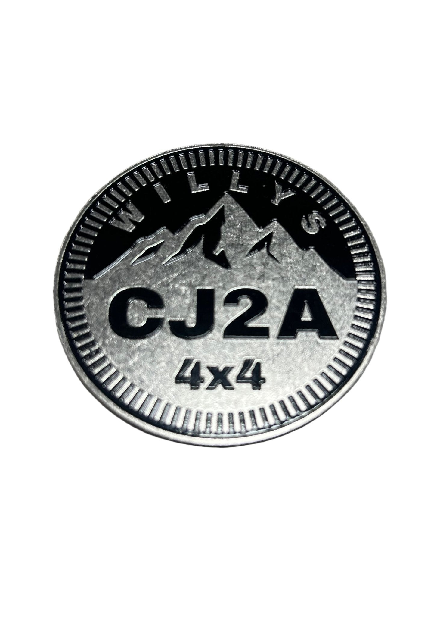 Willys Jeep CJ - 2A Trail Rated Badge - The JeepsterMan