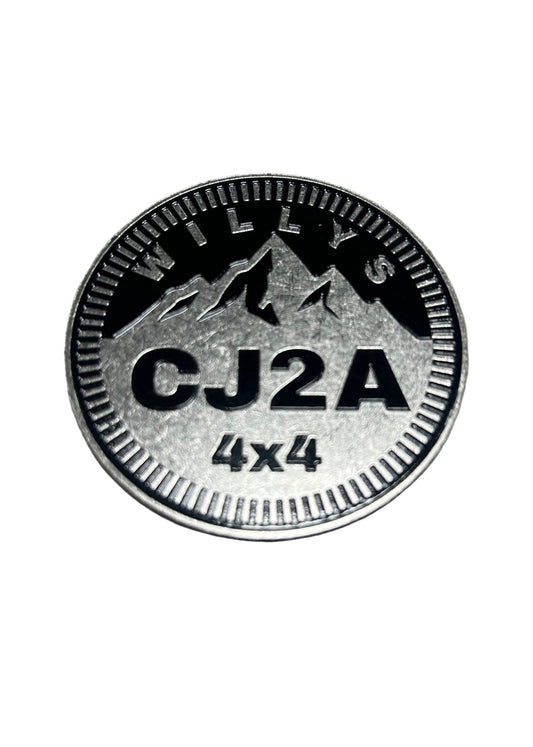 Willys Jeep CJ - 2A Trail Rated Badge - The JeepsterMan