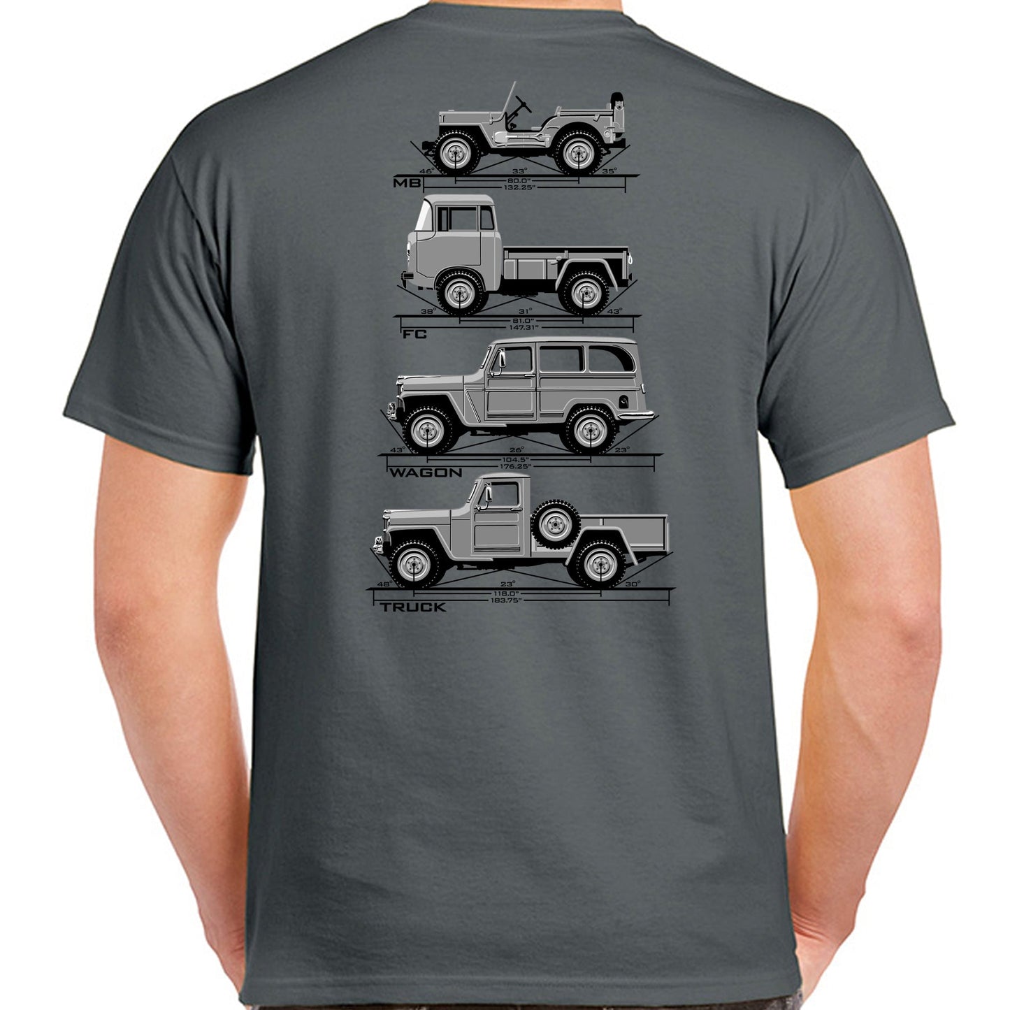 Willys Spec T-Shirt - The JeepsterMan