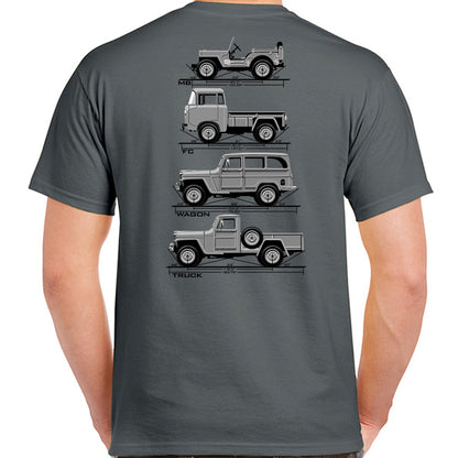 Willys Spec T-Shirt - The JeepsterMan