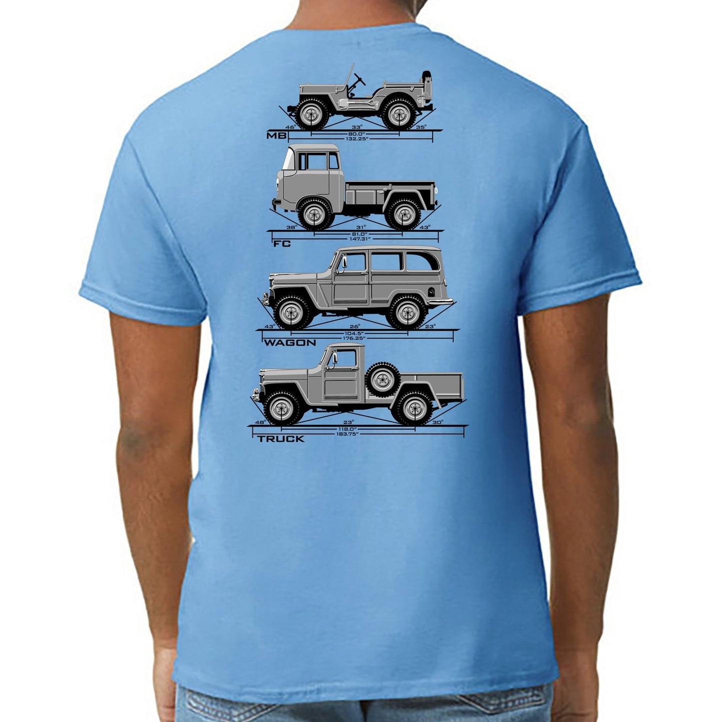 Willys Spec T-Shirt - The JeepsterMan