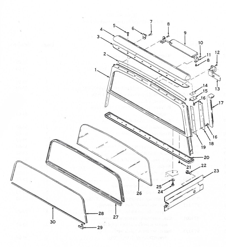 Windshield Pillar Seal Set, 1967-1973, Jeepster Commando and Commando - The JeepsterMan