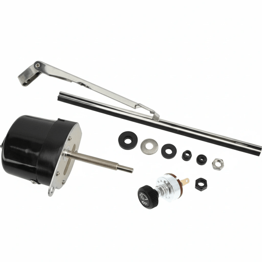 Wiper Motor Kit, Electric 12 Volt, 1941 - 1958, Willys and Jeep - The JeepsterMan