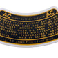 226 Air Cleaner Decal, Black and Orange, 1954-1964 Willys Pick Up and Station Wagon - The JeepsterMan