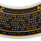 226 Air Cleaner Decal, Black and Orange, 1954-1964 Willys Pick Up and Station Wagon - The JeepsterMan