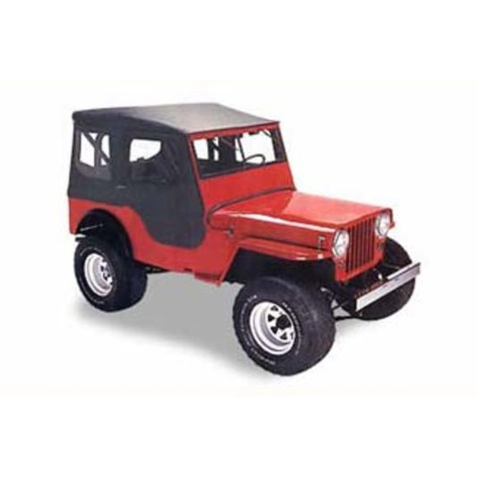 BESTOP, Tigertop Soft Top, 1941-1949, MB, GPW, CJ-2A - The JeepsterMan