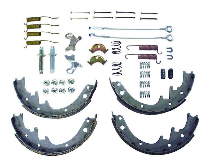 Brake Shoe Service Kit, 1982-1986, Jeep CJ-5, CJ-7, & CJ-8 w/ 10" x 1 3/4" Drums - The JeepsterMan