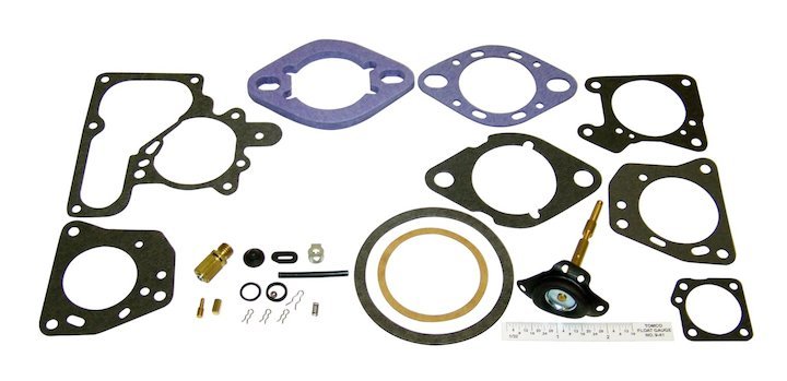 Carburetor Repair Kit, 1973-1978, Jeep CJ-5, CJ-6, & CJ-7 w/ 3.8L or 4.2L - The JeepsterMan