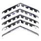 Chrome Grille Bar Kit (5 Bar), 1950-1953, Willys Jeepster, Station Wagon, & Pickup - The JeepsterMan