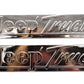 Chrome Hood "Jeep Truck" Name Plate Set, 1947-1949, Willys Pickup Truck - The JeepsterMan