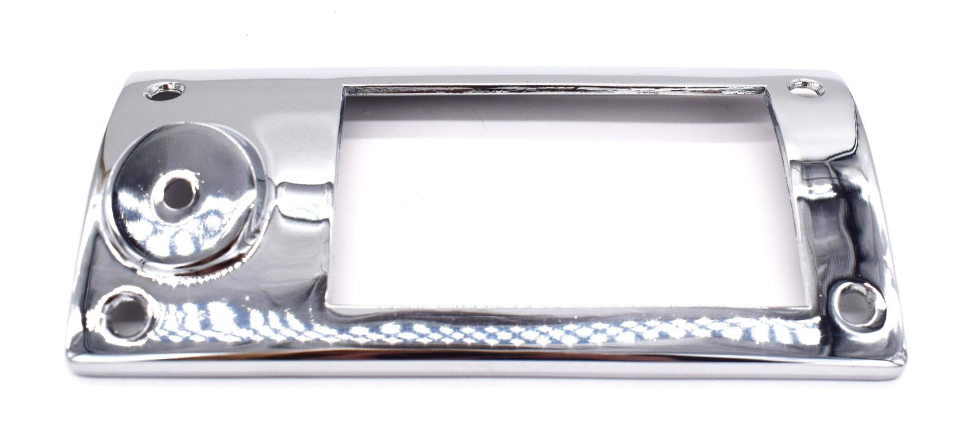 Chrome Tail and Stop Light Bezel, Drivers Side, 1952-1964 Station Wagon - The JeepsterMan