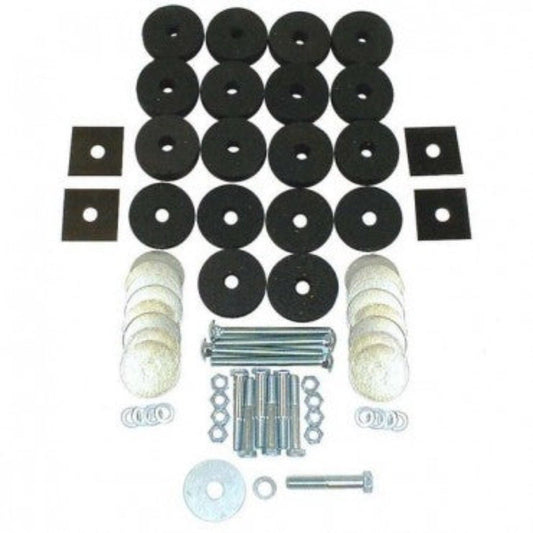 Complete Universal Body Mounting Kit, 1941-1975, Willys and Jeep - The JeepsterMan