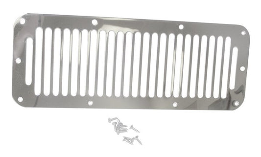 Cowl Vent Cover (Stainless), 1978-1986, Jeep CJ-5, CJ-7, & CJ-8 - The JeepsterMan