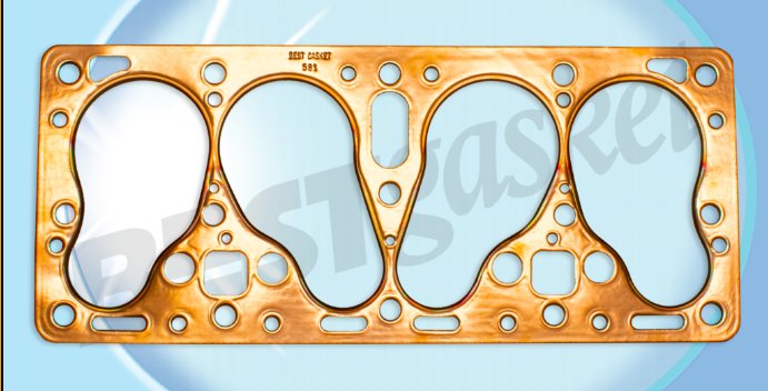 Cylinder Head Gasket, Copper, 4-134 F Head, 1950-1971 Jeep and Willys - The JeepsterMan