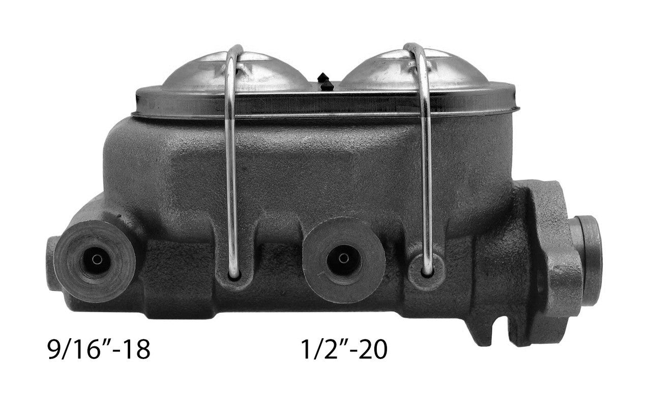 Disc/Disc Master Cylinder, 4 Port, GM Universal, 1 1/8" Bore, 1966-1986, Willys & Jeep - The JeepsterMan