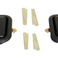 Door Handle Kit (Black), 1981-1986, Jeep CJ-5, CJ-7, & CJ-8 w/ Full Steel Doors - The JeepsterMan
