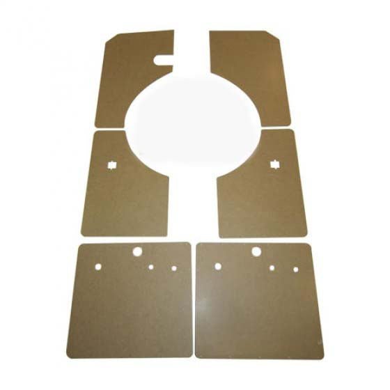 Door Panel, Set of 6, Uncovered, 1946-1964, Willys Station Wagon - The JeepsterMan