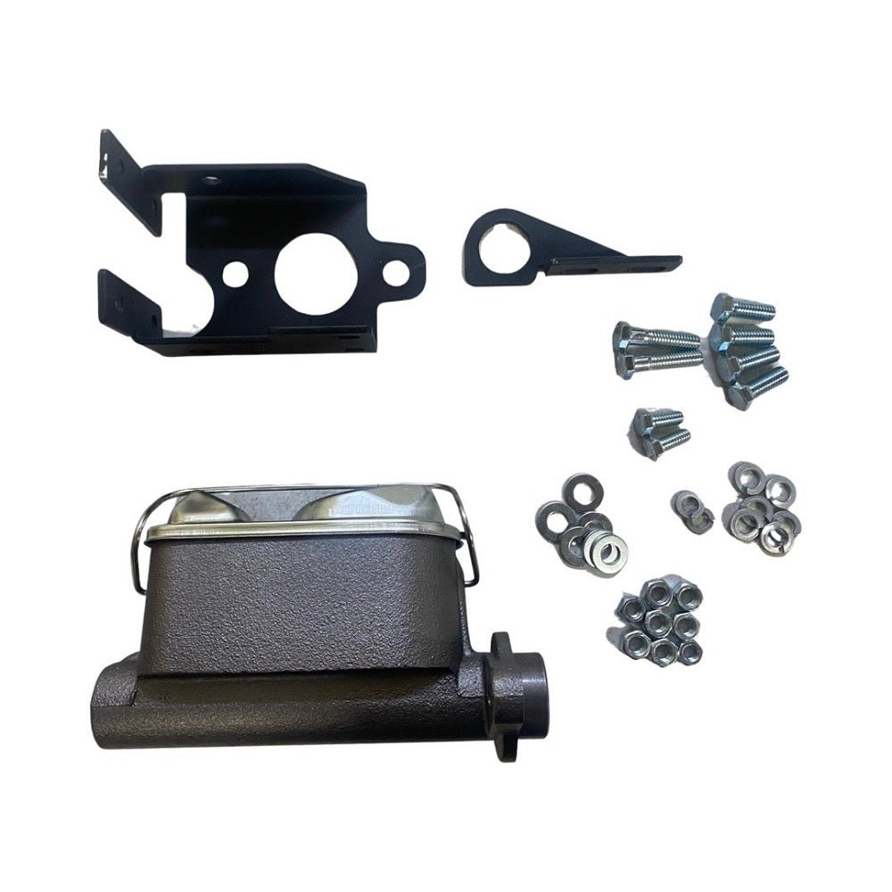 Dual Master Cylinder Conversion, Disc/Drum Basic Kit, 1941-1971 Willys and Jeep - The JeepsterMan