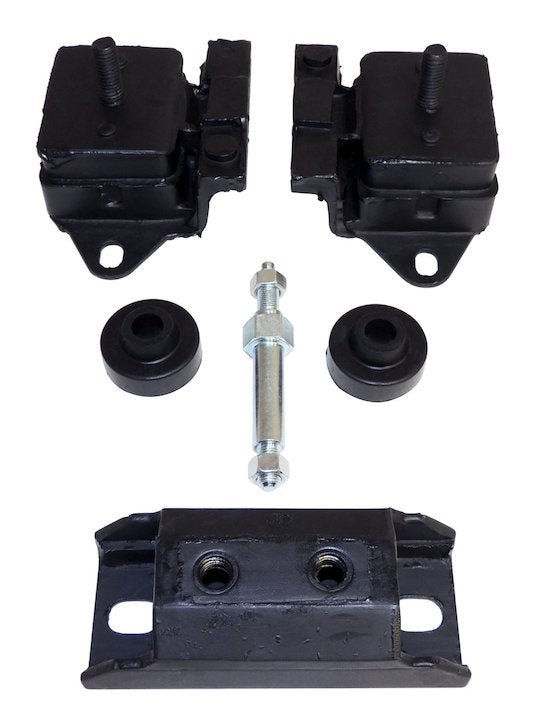 Engine Mount Kit, 1977-1990, Willys & Jeep CJ5, CJ7, CJ8, SJ & J Series - The JeepsterMan